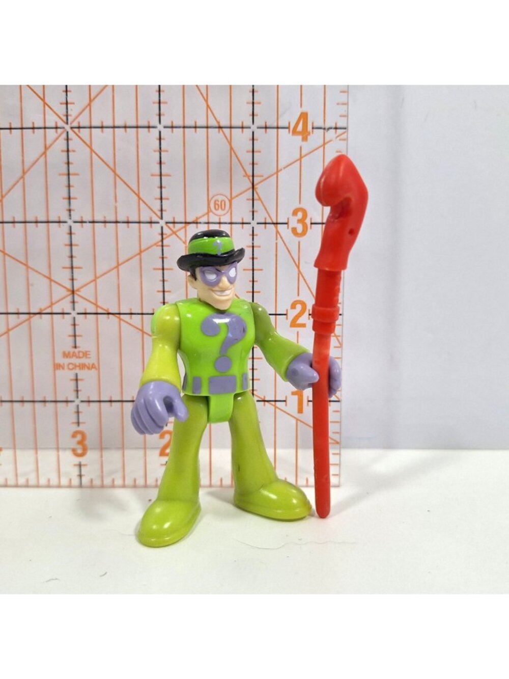 Imaginext Riddler Red Staff DC Super Friends Figure - Picture 7 of 11